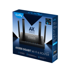 CUDY WR3000 | router, Wi-Fi 6, 2,4GHz/5GHz, Gigabit, MESH