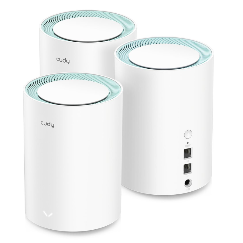 CUDY M1300(3-Pack) | Mesh, WiFi 5, 2,4GHz/5GHz, Gigabit