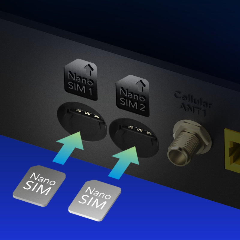 CUDY P5_EU | router na karte SIM, Wi-Fi 6, 5G, MESH, Gigabit