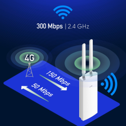 CUDY LT400 Outdoor_EU | router na karte SIM, Wi-Fi 4, 4G LTE, MESH, zewnętrzny