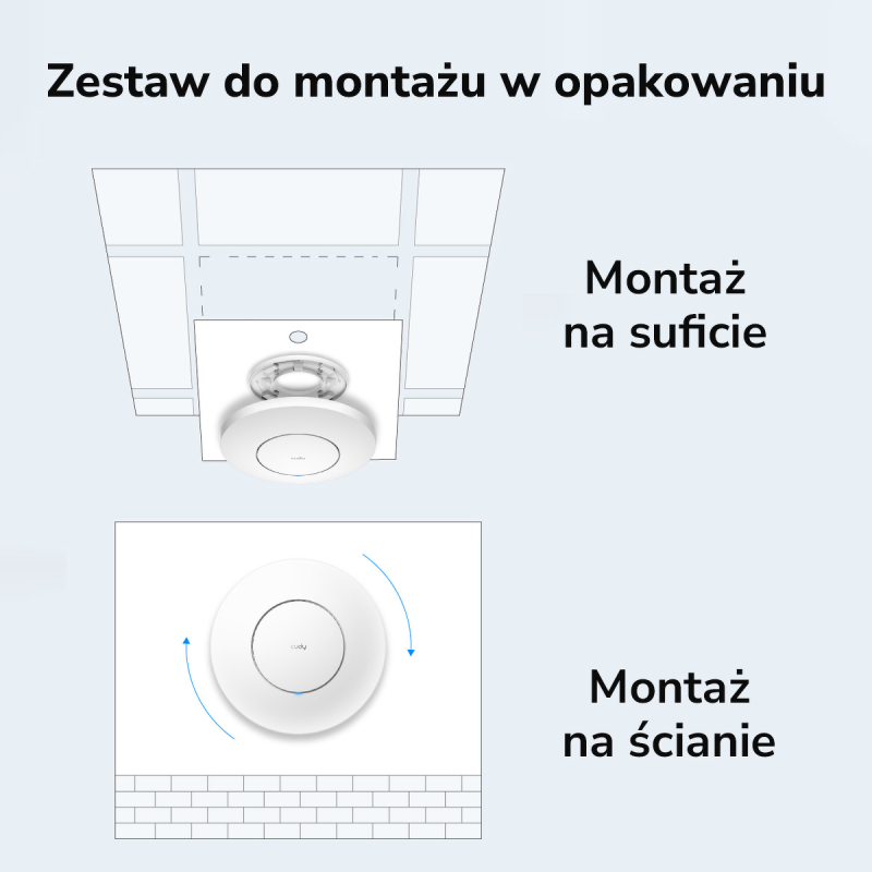 CUDY AP3000 | Access Point (AP), Wi-Fi 6, 2,4GHz/5GHz, Multi-Gigabit, PoE
