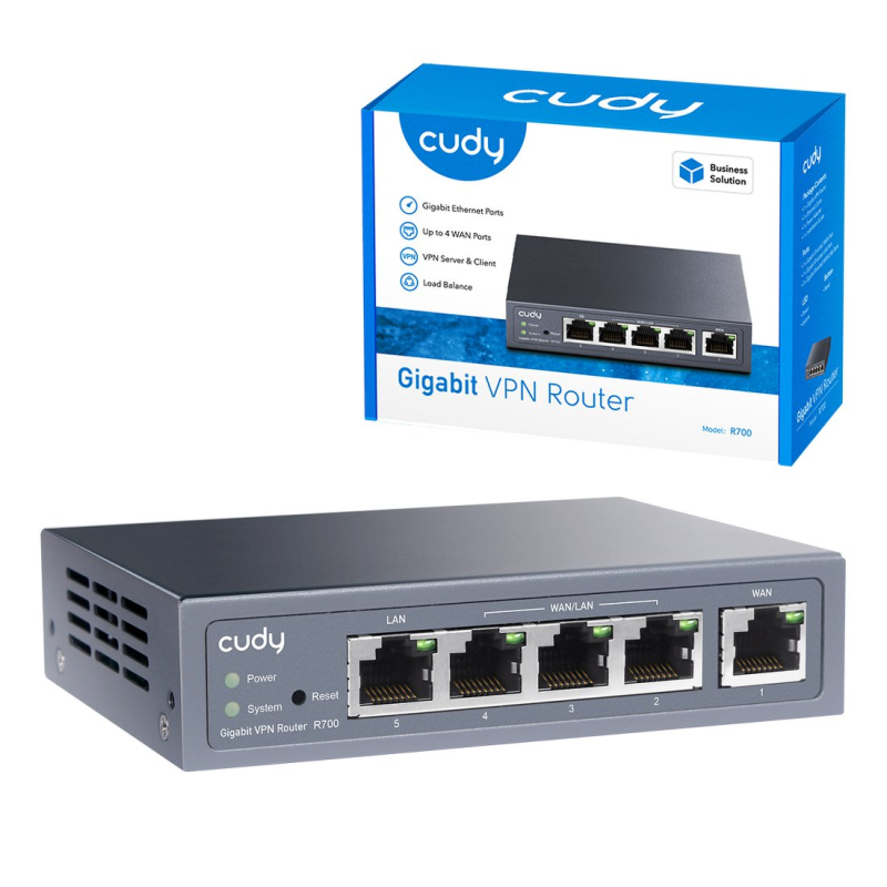 CUDY R700 | VPN router, Gigabit, Multi-WAN