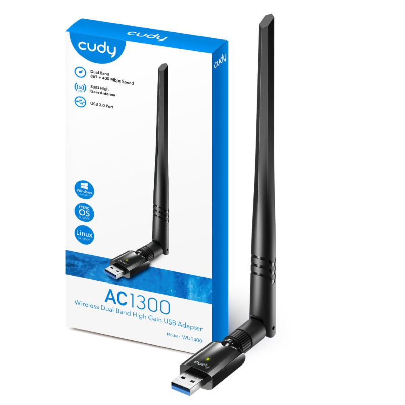 CUDY WU1400 | karta sieciowa, adapter Wi-Fi... | PartsPC.pl