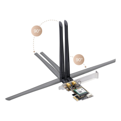 CUDY WE3000 | karta sieciowa, adapter Wi-Fi 6, 2,4GHz/5GHz, PCI Express