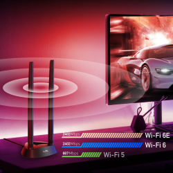 CUDY WE4000 | karta sieciowa, adapter Wi-Fi 6E, 2,4GHz/5GHz, PCI Express