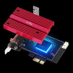 CUDY WE4000 | karta sieciowa, adapter Wi-Fi 6E, 2,4GHz/5GHz, PCI Express