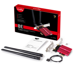 CUDY WE9300 | karta sieciowa, adapter Wi-Fi 7, 2,4GHz/5GHz/6GHz, PCI Express