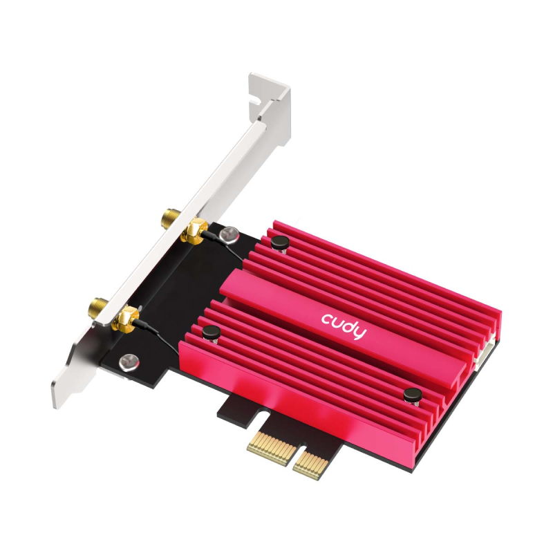 CUDY WE9300S | karta sieciowa, adapter Wi-Fi 7, 2,4GHz/5GHz/6GHz, PCI Express