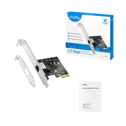 CUDY PE25 | karta sieciowa, Multi-Gigabit, PCI Express, adapter