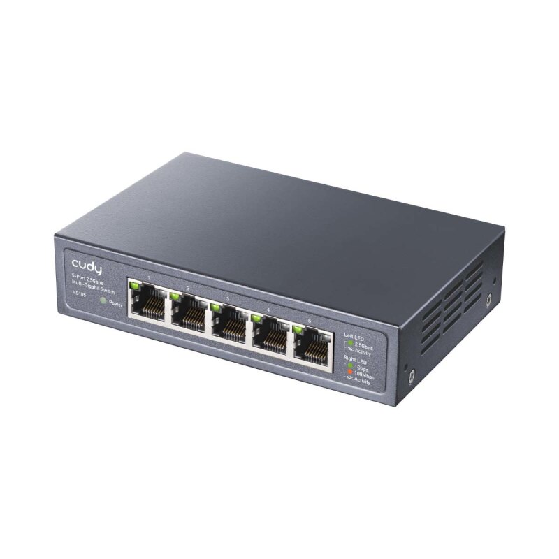 CUDY HS105 | przełącznik sieciowy, 5-portowy, Multi-Gigabit,… | PartsPC.pl