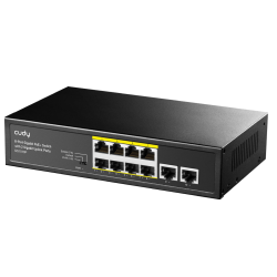 CUDY GS1010P | przełącznik sieciowy, 8-portowy, Gigabit, PoE… | PartsPC.pl