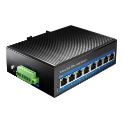 CUDY IG1008P | switch przemysłowy, 8-portowy, Gigabit, PoE