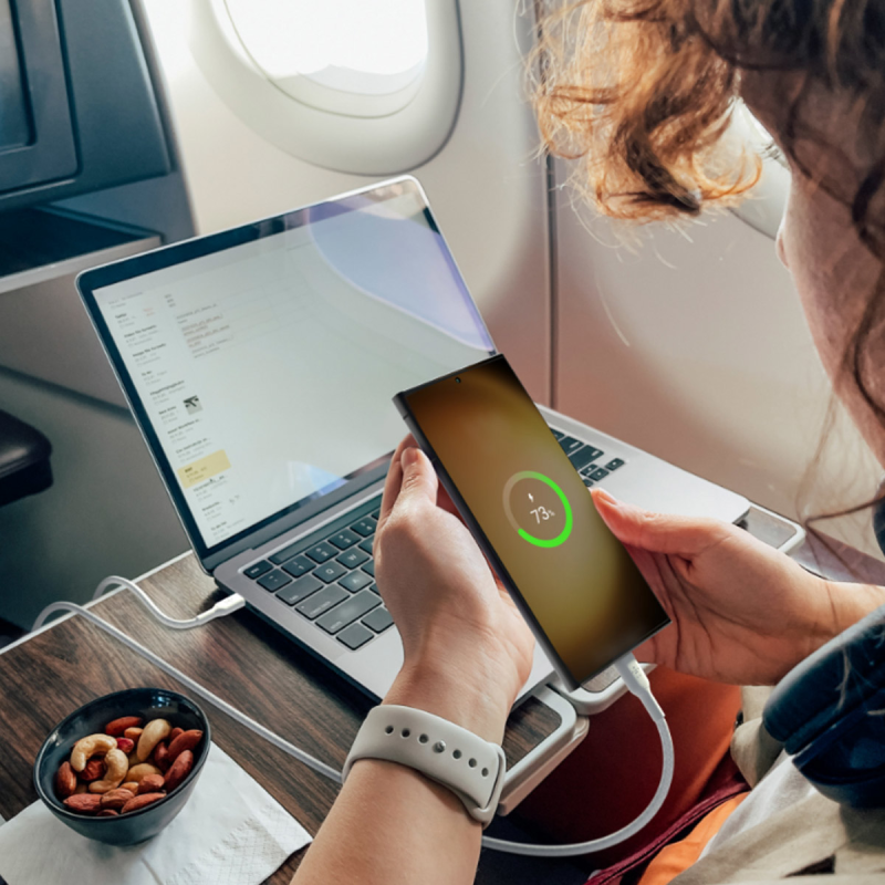 Belkin Kabel USB C na USB C 60W oplot, biały 0,15m