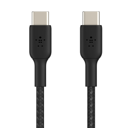 Belkin Kabel USB C na USB C 60W oplot, czarny 2m