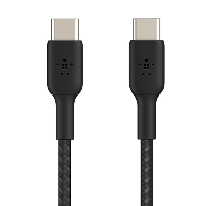 Belkin Kabel USB C na USB C 60W oplot, czarny 2m