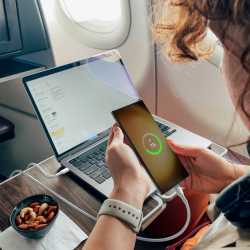 Belkin Kabel USB C na USB C 60W oplot, biały 2m