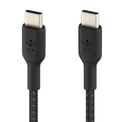 Belkin Kabel USB C na USB C 60W oplot, czarny 0,15m