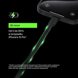 Belkin Kabel USB C na USB C 60W oplot, czarny 0,15m