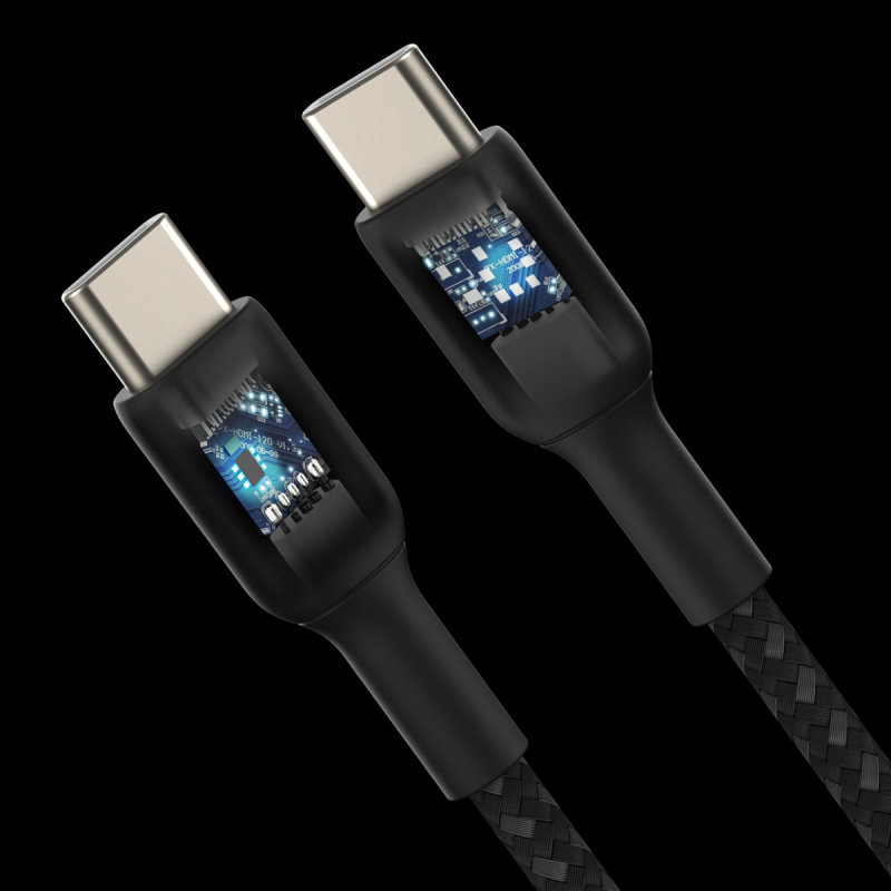 Belkin Kabel USB C na USB C 60W oplot, czarny 0,15m