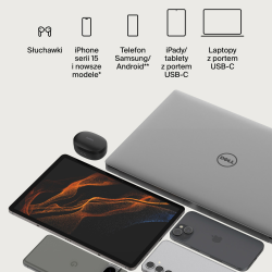 Belkin Kabel USB C na USB C 60W oplot, czarny 0,15m