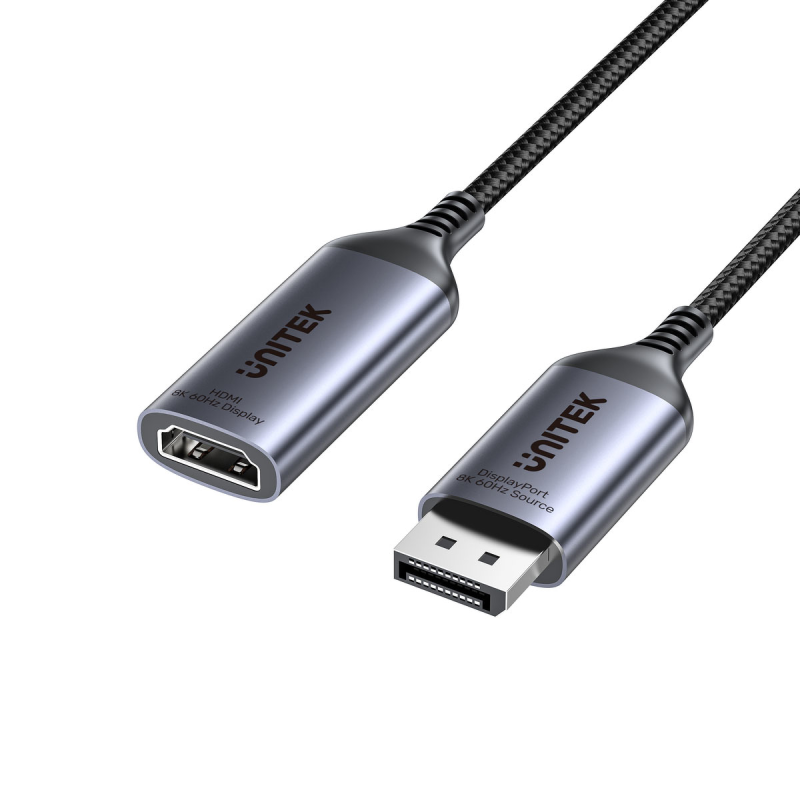 Unitek Przejściówka z DisplayPort 1.4 na HDMI 2.1, 8K60Hz