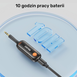 UNITEK 2w1 Adapter Bluetooth 5.3 nadajnik/odbiornik audio zasięg 10m czarny