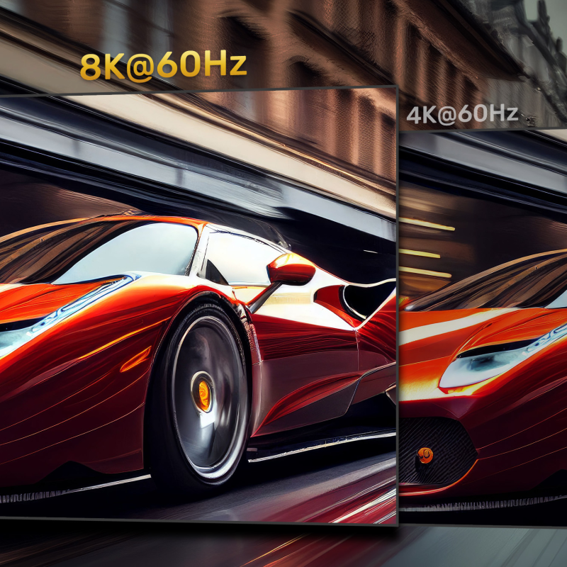 Unitek Kabel HDMI 2.1 8K 60Hz, czarny, 2m