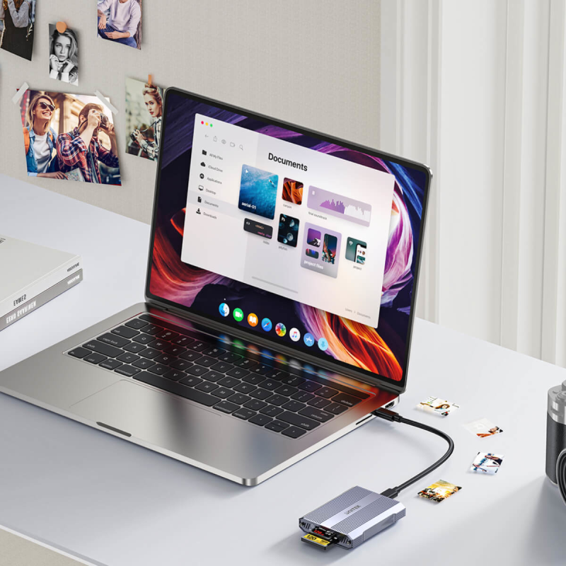 Unitek Czytnik kart pamięci CF Express, SD/microSD, USBA 10 Gbs + HUB