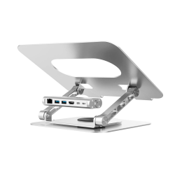 Unitek Podstawka pod laptop z odłączanym hubem USB-C HDMI 1,4, 4K PD 100W