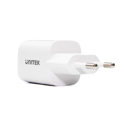Unitek Ładowarka sieciowa 1x USB-A 1x USB-C QC PC 3.0 33W biała