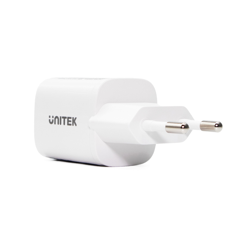 Unitek Ładowarka sieciowa 1x USB-A 1x USB-C QC PC 3.0 33W biała