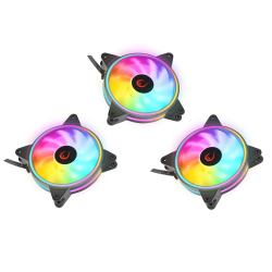 Rampage Coolwind F3 3 wentylatory 120mm ARGB + kontroler kit