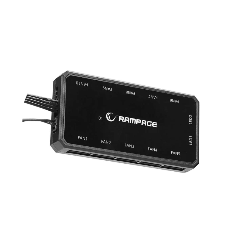 Rampage Coolwind F3 3 wentylatory 120mm ARGB + kontroler kit