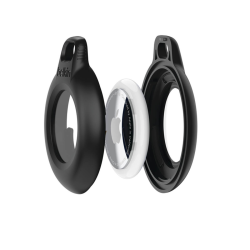 Belkin Uchwyt na AirTag z kółkiem do kluczy, wodoodporny, czarny