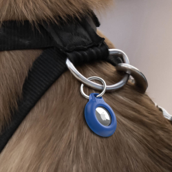 Belkin Uchwyt na AirTag z kółkiem do kluczy, wodoodporny, niebieski