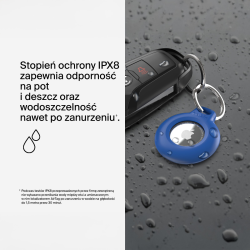 Belkin Uchwyt na AirTag z kółkiem do kluczy, wodoodporny, niebieski
