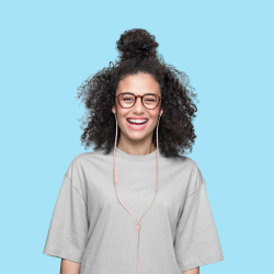 Belkin Przewodowe słuchawki douszne USB-C, różowe