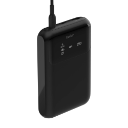 Belkin Powerbank 20 000 mAh, 2x USB-C PD 65W, USB-A 18W, z wyświetlaczem, czarny