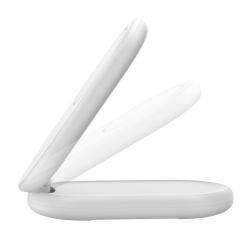 Belkin Ładowarka indukcyjna składana MagsSafe Qi2 15W biała z zasilaczem 20W