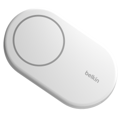 Belkin Ładowarka indukcyjna składana MagsSafe Qi2 15W biała z zasilaczem 20W