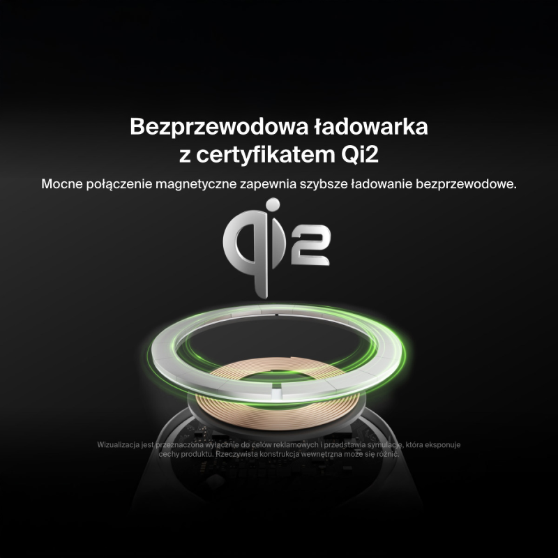 Belkin Ładowarka samochodowa, magnetyczna, Qi2.0, 15W, szara