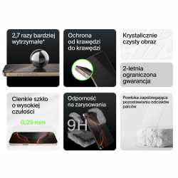 Belkin Szkło na iPhone 16 Pro / 17, UltraGlass 2, z aplikatorem