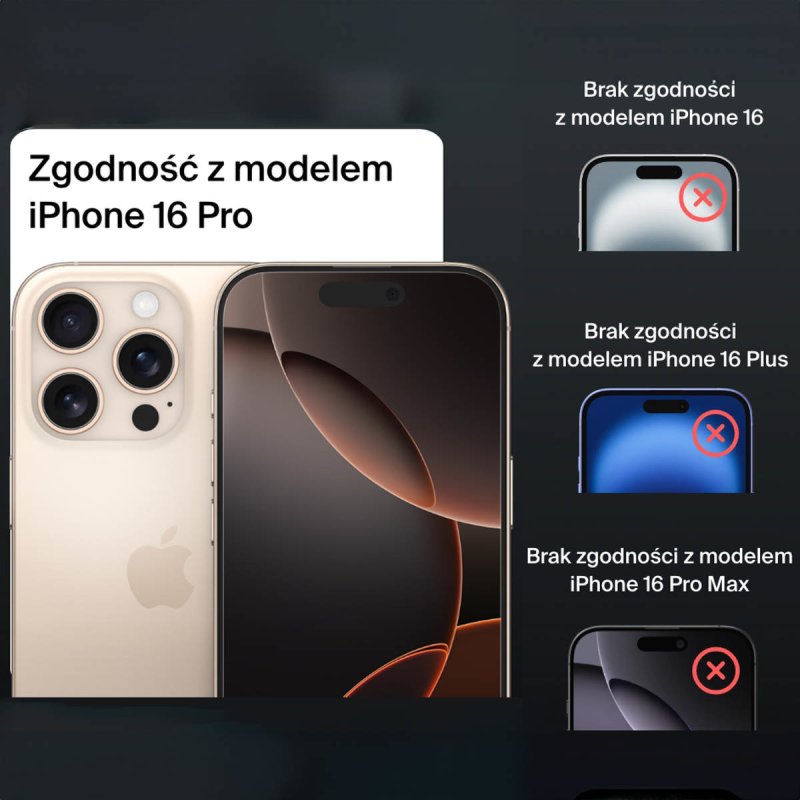 Belkin Szkło na iPhone 16 Pro / 17, Tempered Glass, z aplikatorem