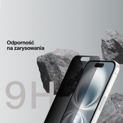Belkin Szkło prywatyzujące na iPhone 16 / 15 / 14 Pro, InvisiGlass, z aplikatorem