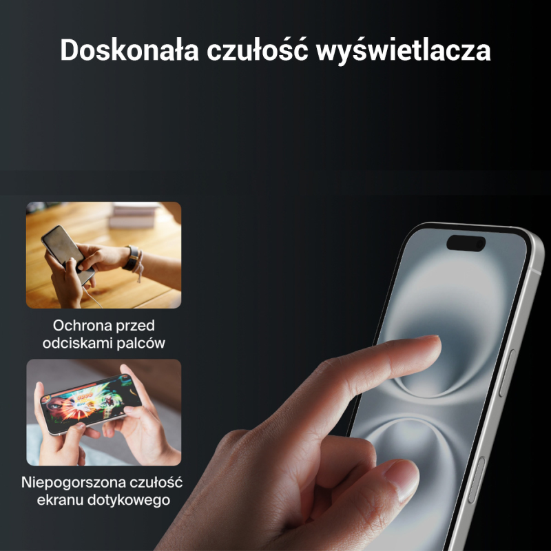 Belkin Szkło na iPhone 16 / 15 / 14 Pro, InvisiGlass, z aplikatorem