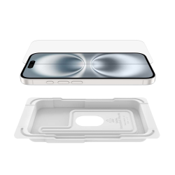 Belkin Szkło na iPhone 16 / 15 / 14 Pro, InvisiGlass, z aplikatorem