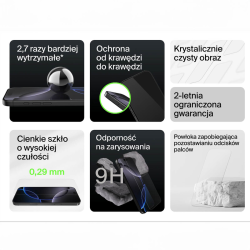 Belkin Szkło na iPhone 16 Pro Max, UltraGlass 2, z aplikatorem