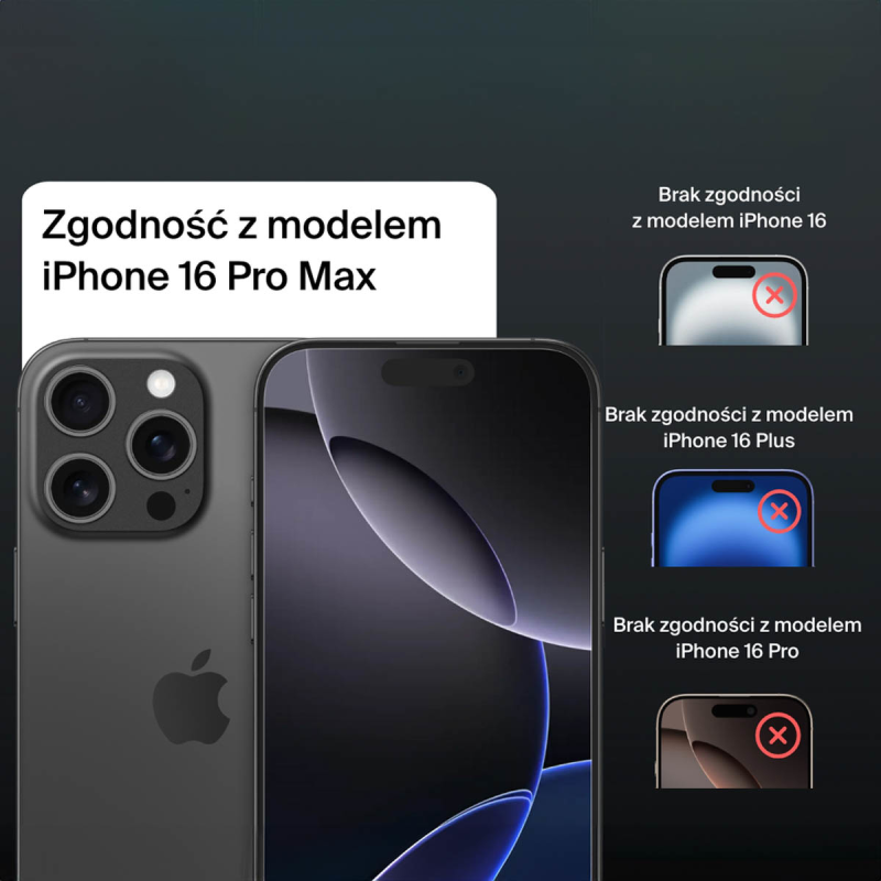 Belkin Szkło na iPhone 16 Pro Max, UltraGlass 2, z aplikatorem