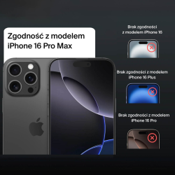 Belkin Szkło na iPhone 16 Pro Max, Tempered Glass, z aplikatorem