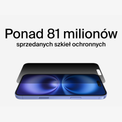 Belkin Szkło prywatyzujące na iPhone 16 Plus / 15 Plus / 14 Pro Max, InvisiGlass, z aplikatorem
